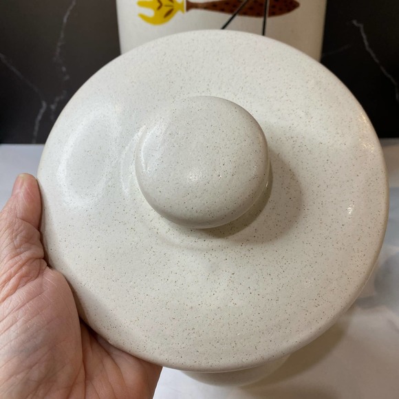 West Bend MCM bean pot casserole chili soup server and three bowls - Picture 6 of 10